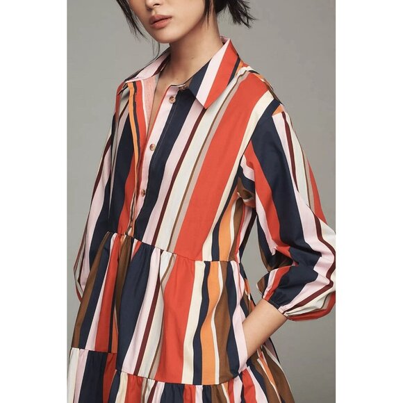 NWT Size L - The Bettina Shirt Dress by Maeve: Mini Edition - Picture 4 of 16